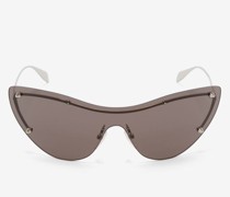 Spike Studs Cat-eye Mask Sunglasses