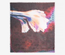 Schal mit Luminous Flower-Motiv