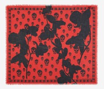 Klassischer Orchid Skull-Foulard