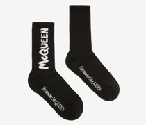 Socken mit McQueen-Graffiti-Motiv