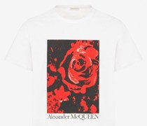 T-Shirt mit Wax Flower-Print