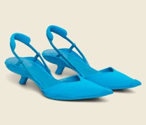 KITTEN HEEL AUS MATERIALMIX