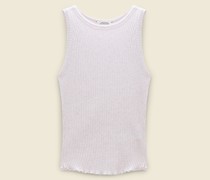 GERIPPTES TANKTOP MIT STREIFEN