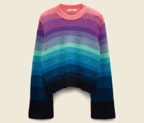 GESTREIFTER MERINO-KASCHMIR PULLOVER