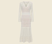 STRICKKLEID IN SPITZENOPTIK
