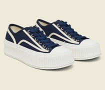Platform Sneaker aus Canvas