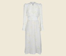 FLORALES MAXIKLEID MIT BETONTER SCHULTERPARTIE