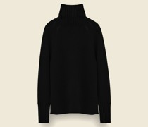 ROLLKRAGENPULLOVER AUS MERINO UND KASCHMIR