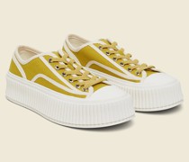 PLATFORM SNEAKER AUS CANVAS