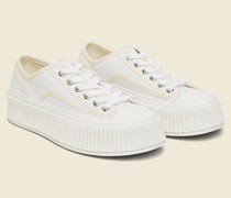 PLATFORM SNEAKER AUS CANVAS