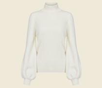 ROLLKRAGENPULLOVER MIT ABNÄHERN