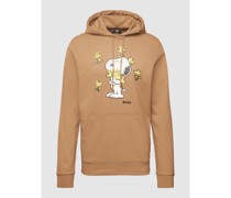 Hoodie mit Peanuts®-Print Modell 'Sully'
