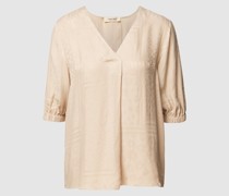 Bluse mit V-Ausschnitt