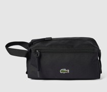 Kulturtasche mit Label-Patch Modell 'Toilet Kit'