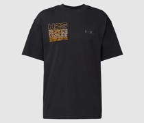 T-Shirt mit Label-Detail Modell 'Joey'
