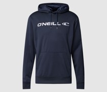 Hoodie mit Label-Stitching Modell 'RUTILE'