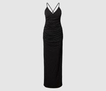Abendkleid mit V-Ausschnitt