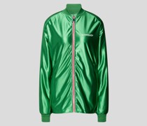 Sweatjacke mit Brand-Print