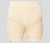 Sweatshorts in Strick-Optik
