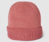 Beanie mit Label-Stitching Modell 'FREJA'