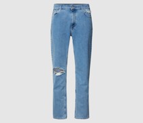 Jeans mit Label-Patch