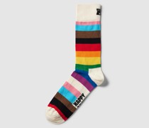 Socken mit Kontraststreifen Modell 'Pride Stripe'
