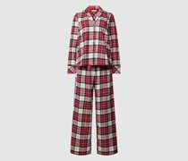 Pyjama mit Glencheck-Muster