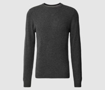 Strickpullover in melierter Optik