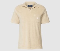 Poloshirt mit Label-Stitching