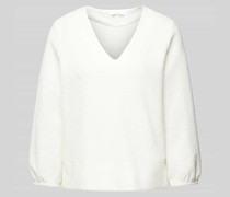 Sweatshirt mit Rundhalsausschnitt Modell 'Gelmi'