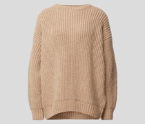 OversizedPullover mit Rundhalsausschnitt