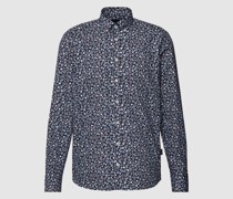 Regular Fit Freizeithemd mit floralem Allover-Muster