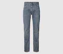 Tapered Fit Jeans im 5-Pocket-Design Modell 'HOUSTON'