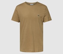 T-Shirt mit Logo-Stitching Modell 'Supima'