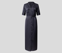Midikleid mit Knopfleiste