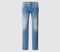 Slim Fit Jeans im 5-Pocket-Design Modell 'Anbass'