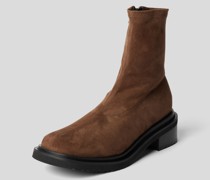 Ankle Boots aus Veloursleder