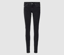 Skinny Fit Jeans mit Logo-Details Modell 'SOPHIE'