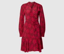 Midikleid mit floralem Muster