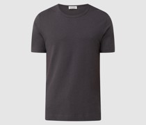 T-Shirt mit Rundhalsausschnitt Modell 'AANTONIO LINEN'