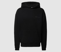 Hoodie mit Label-Applikation