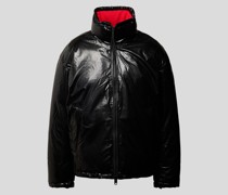 Jacke in glänzender Optik