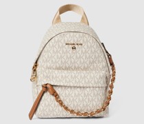 Rucksack mit Allover-Logo Modell 'SLATER'