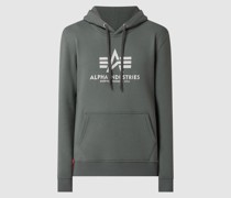 Hoodie mit Label-Print