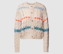 Strickjacke mit Knopfleiste Modell 'ALDENE'