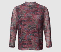 PLUS SIZE Longsleeve mit Paisley-Muster