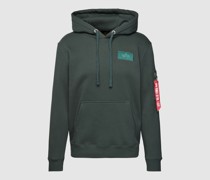 Hoodie mit Label-Patch