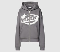 Hoodie mit Label-Print