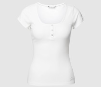 T-Shirt in Ripp-Optik Modell 'KARLEE JEWEL'