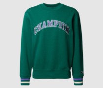 Sweatshirt mit Kontraststreifen